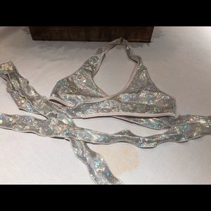 iHeartRaves Disco Wrap-around top